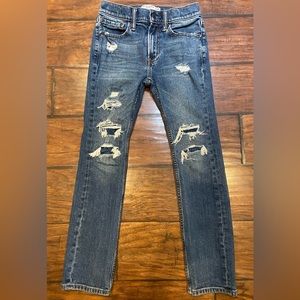 Boys Abercrombie Distressed Skinny Jeans